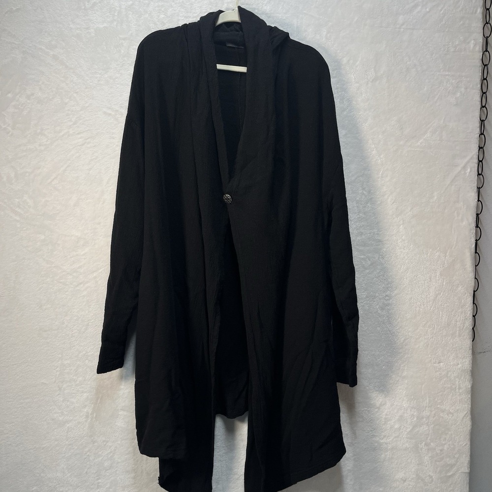 La Haine Inside Us Wool Blend Hooded Sweater Cardigan Womens S/M Italy Cozy Fall